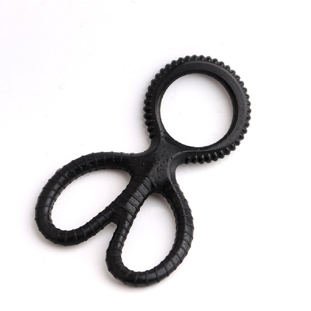 3 In 1 Scissors Personalized Men's Silicone Ring