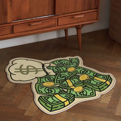 Cartoon "Money" Bag Fortune Carpet Huge Variety