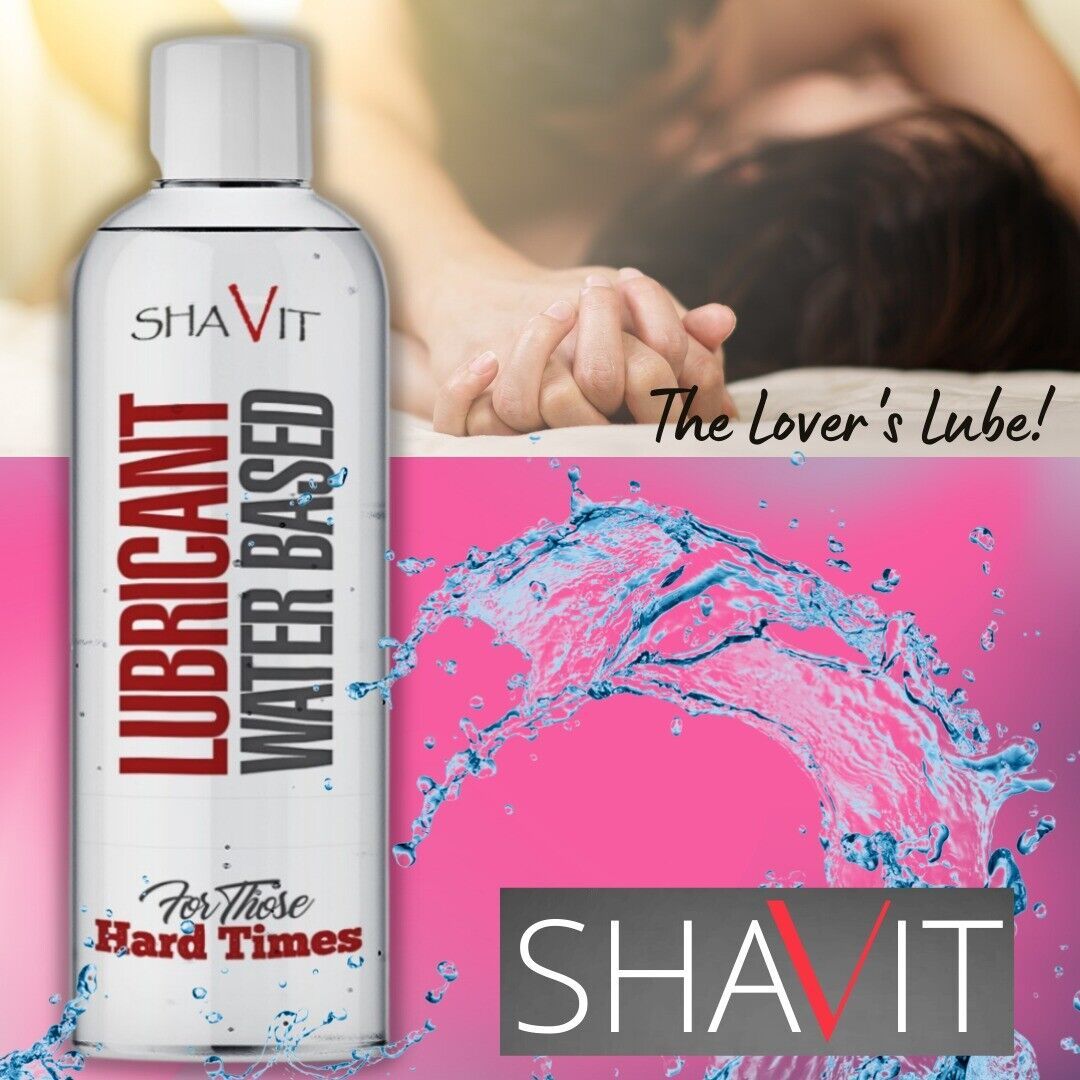 Shavit Long Lasting Lubricant - Water Based Lube Natural Feel Sex Gel