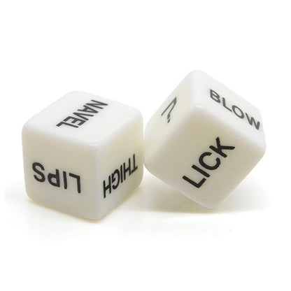 English Intimate Body Fun Playing Dice