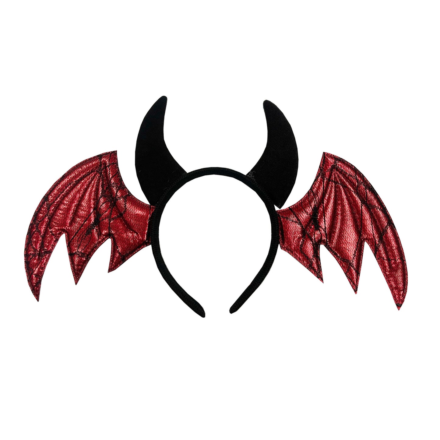 Halloween Props Red Devil Wings Headband Skirt Option