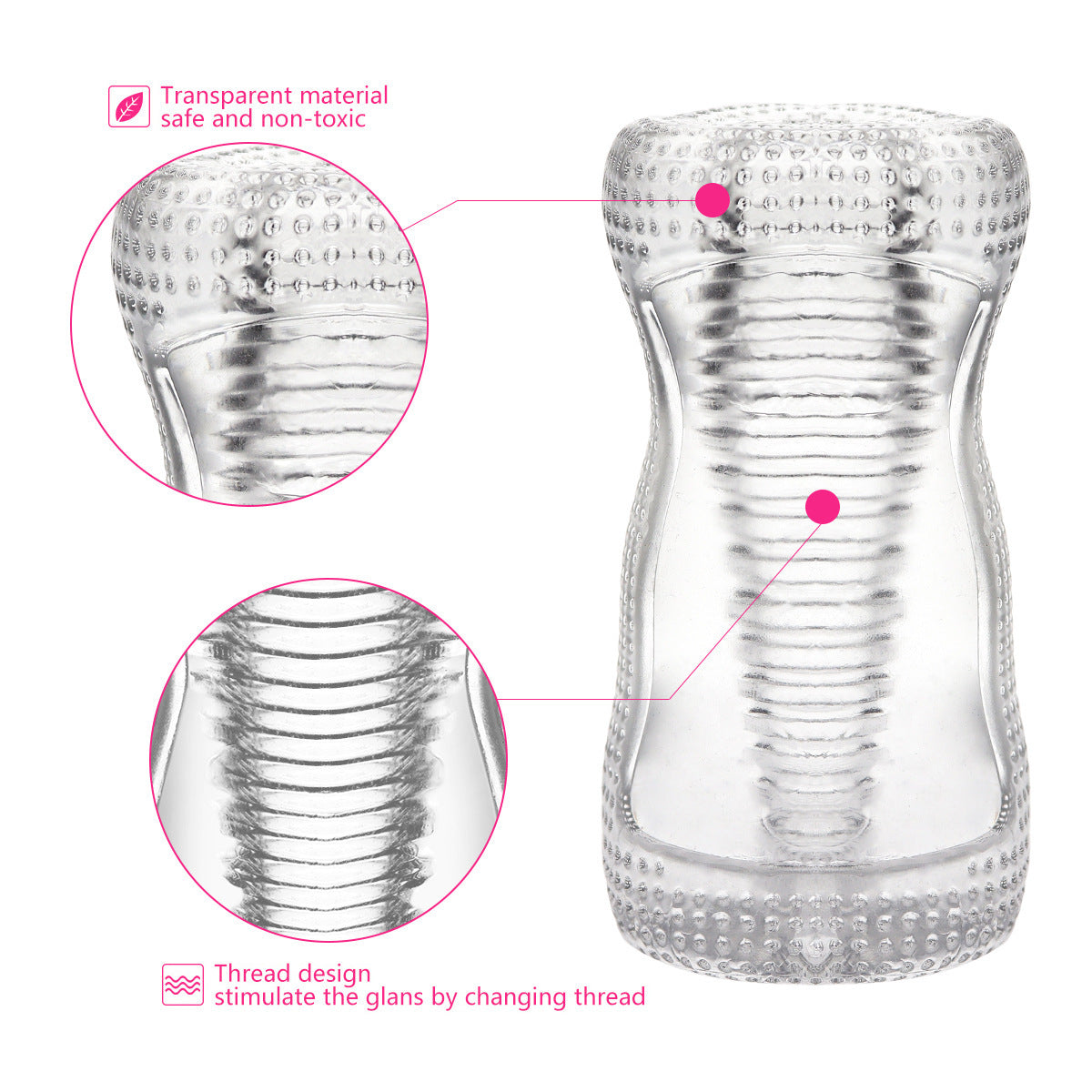 Transparent Bottle Men's Exercise Cup