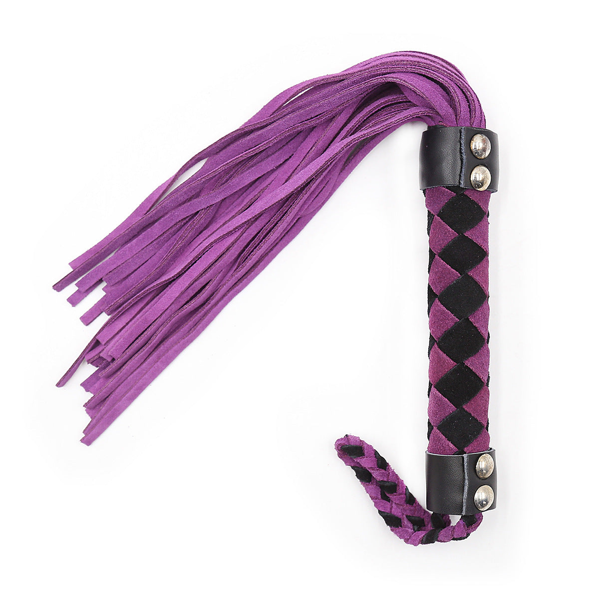 Bondage Bundled Real Cowhide Toy Whip Multiple Colors