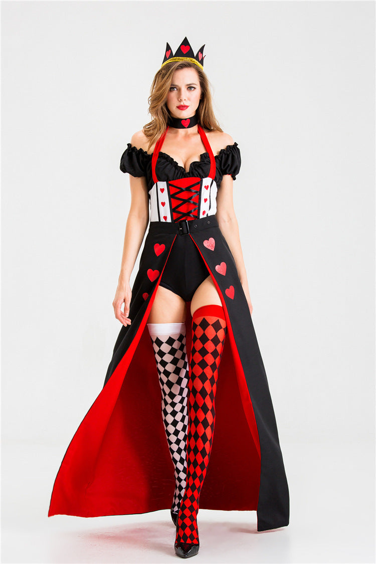 Queen Of Hearts Full Set Dress Costume