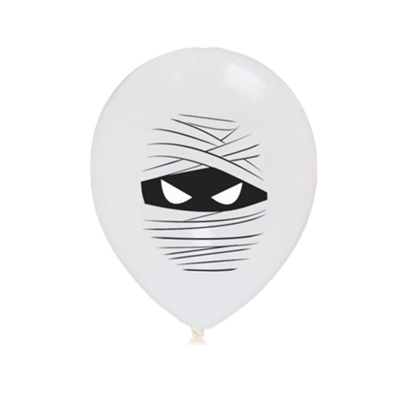 Fun Color B&W Halloween Balloons Multiple Styles