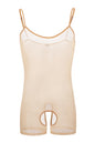 Men's Sling One-Piece Mesh Vest See-Through Open Hole