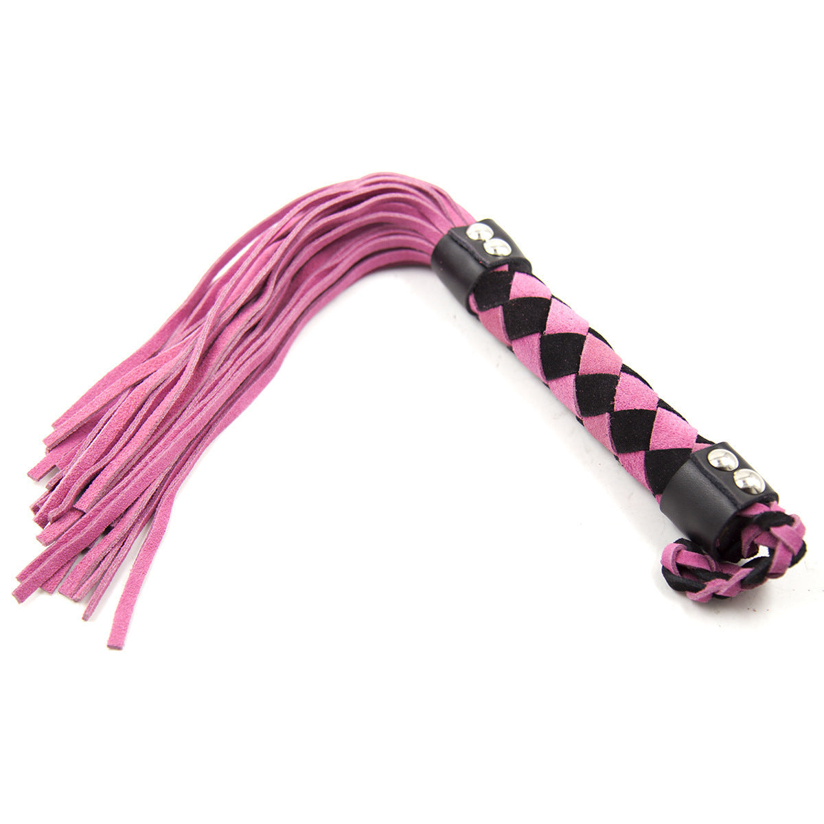 Bondage Bundled Real Cowhide Toy Whip Multiple Colors