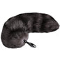 Fluffy Wool Fox Tail Metal Plug