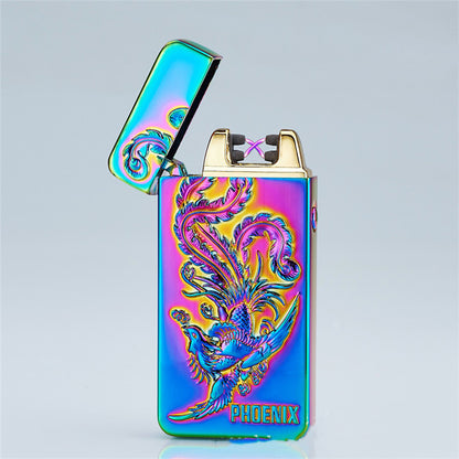 USB Metallic Chrome Charging Lighter