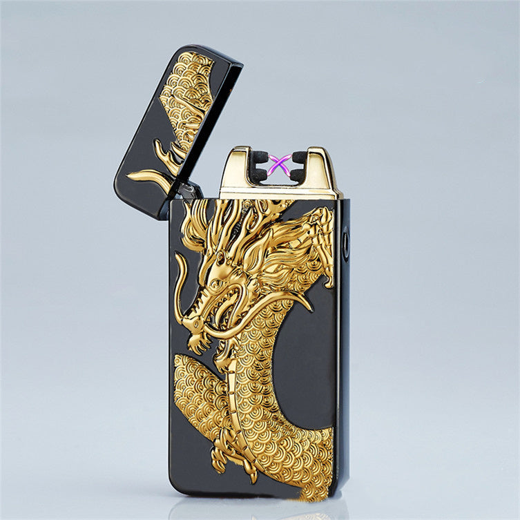 USB Metallic Chrome Charging Lighter