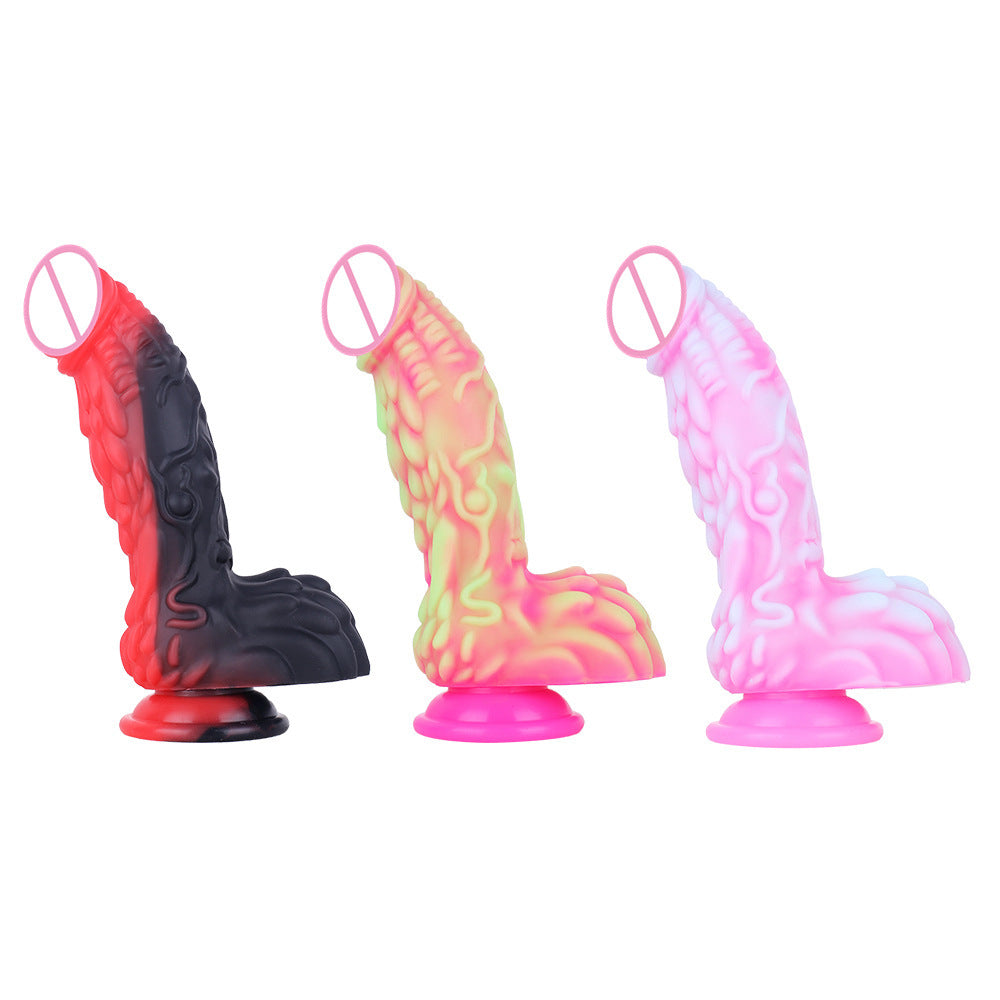 Dragon Pattern Mixed Color Liquid Silicone Shape