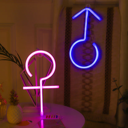 Male Female Symbol Neon LED Light Sign