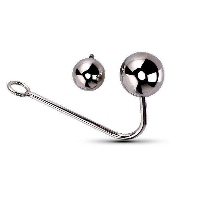 Metal Replaceable & Removable Anal Hook