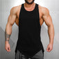 Light Solid Color Loose Fitness Men's Vest Top