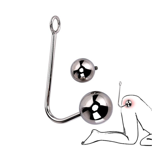 Metal Replaceable & Removable Anal Hook