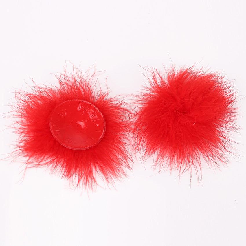 Feather Circular Silicone Nipple Patch