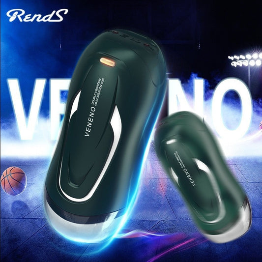 Veneno High-Tech Fully Developed Professional Men's Double Vibration Masturbation Cup