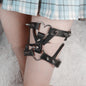 Personalised Pentagram Leather Leg Garter Ring Bondage