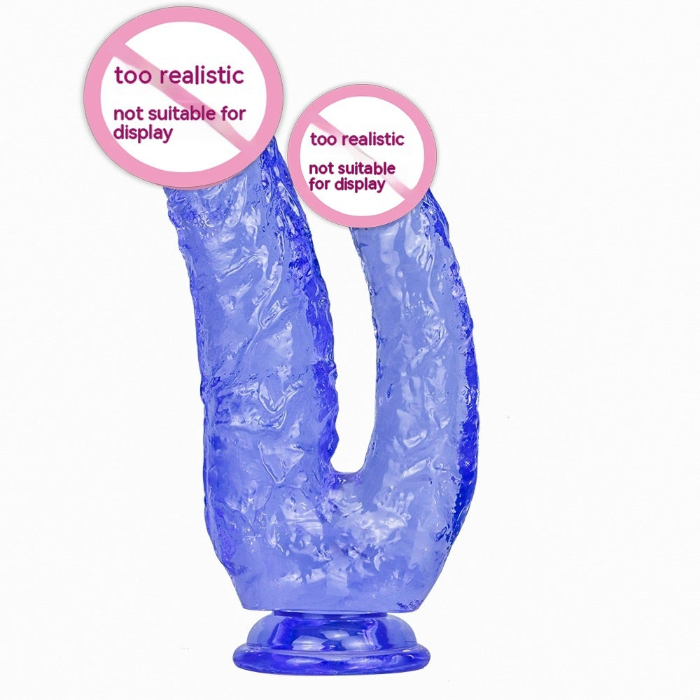 Double-Headed Dildo Suction Cup Plug