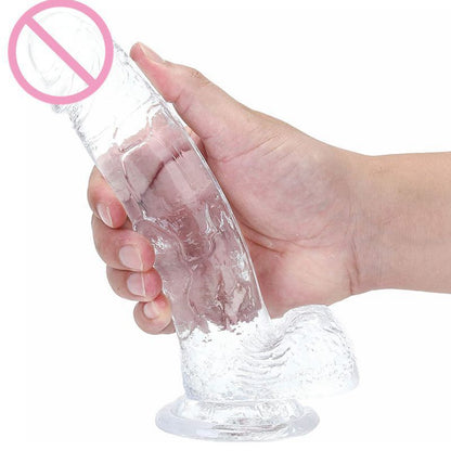 Crystal Clear Transparent Massager Stick