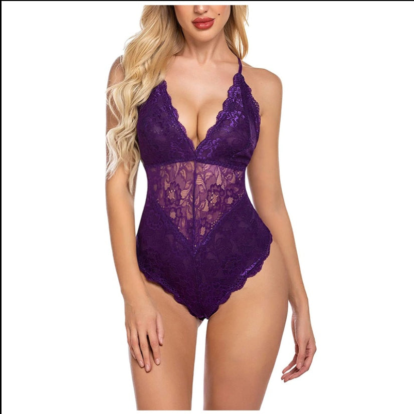 European And American One-Piece Full Lace Bodysuit Huge Variety