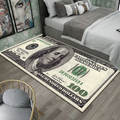 Global World Money Currency Fun Carpet Huge Variety