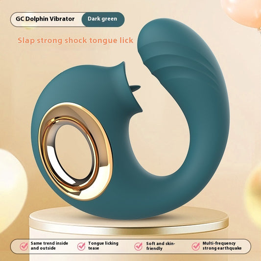 Dolphin Tongue Licking Electric Vibrating Toy