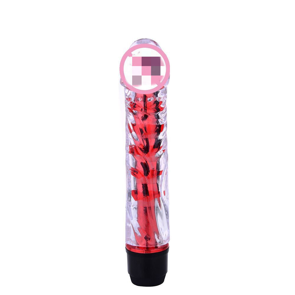 Long Smooth Transparent Vibrating Massager