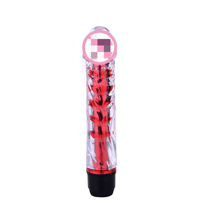 Long Smooth Transparent Vibrating Massager