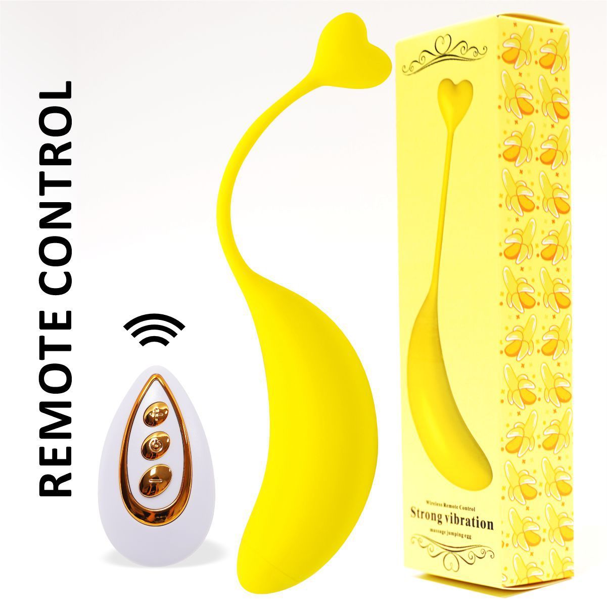 Fruit Banana APP Or Remote Control Vibrator