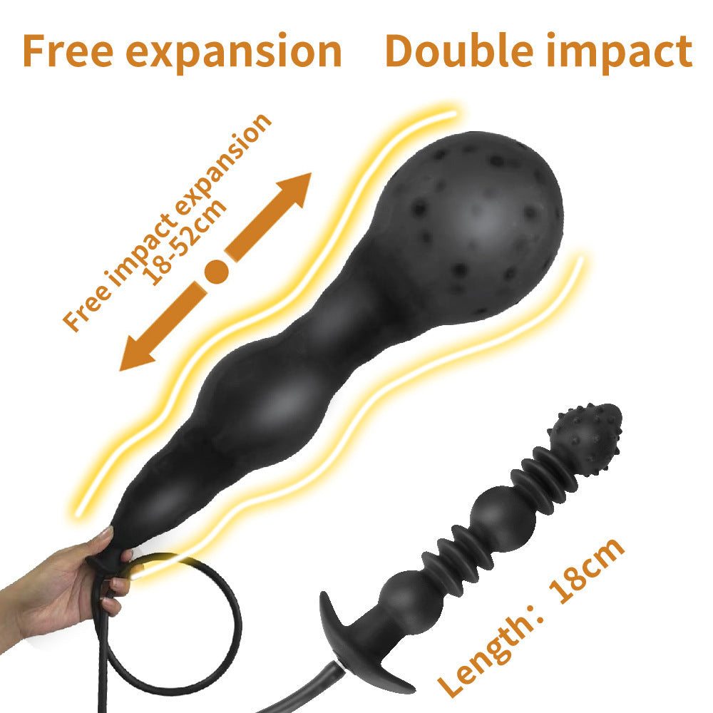 Inflatable Large Folding Butt Plug Expansion Dilator