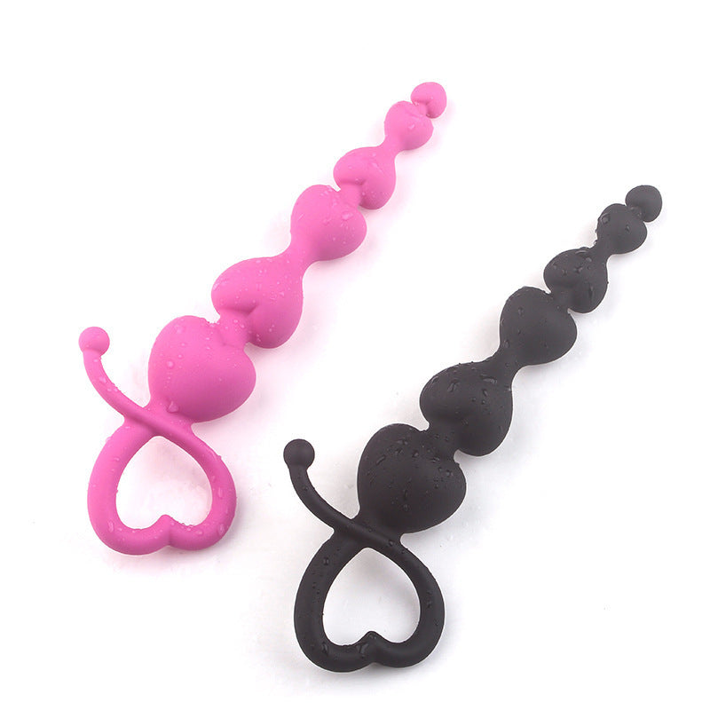 Silicone Heart-Shaped Bead Stopper