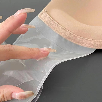 Strapless Chest Push Up Invisible Transparent Back Non-Slip Bra