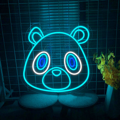 Cartoon Panda Animal Shape LED Neon Lamp