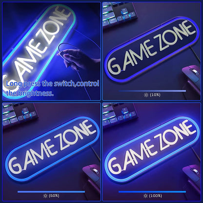 Indoor Decoration "Game Zone" Atmosphere Lamp