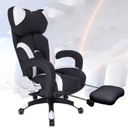 Padded Gaming Chair Adjustable Footrest Available Multiple Colors