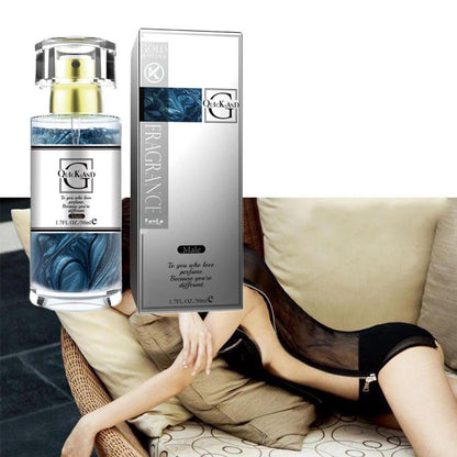 Gold & Blue Chrome QuickSand Erotic Pheromone Fragrance For Men & Women