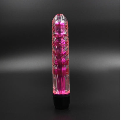 Long Smooth Transparent Vibrating Massager