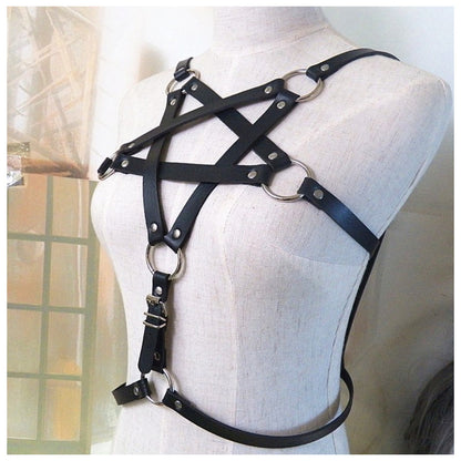 Pu Leather Bondage Alternative Star Strap