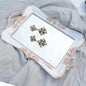 Decorative Resin Handle Mirror Tray