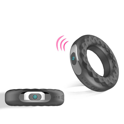 Donut Ring Charging Silicone Vibration Lock