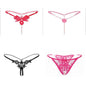 Embellished 4-Pack Thong Women's Cutout G-String Huge Variety