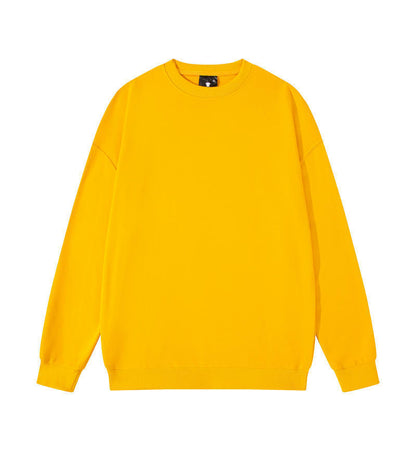 Men's Solid Color Pullover Crewneck Sweater