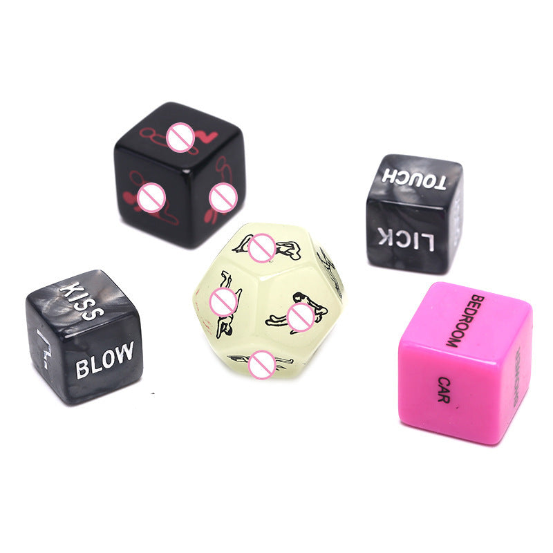 English Adult Foreplay Toy 5 Dice