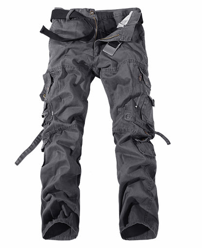 Multi-Pocket Full-Length Cargo Pants