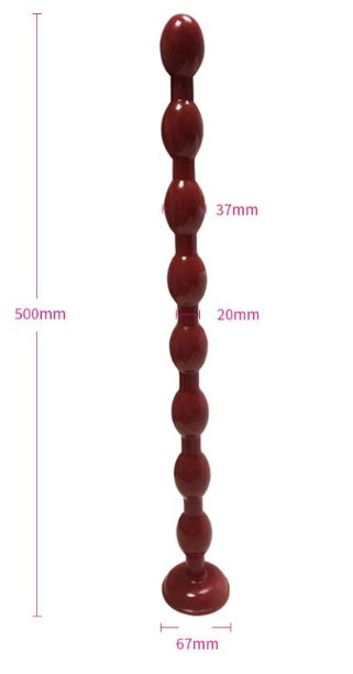 Extra Long Anal Bead Plug