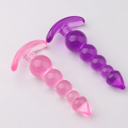 Men & Women's Wearing 5-Bead Anal Plug