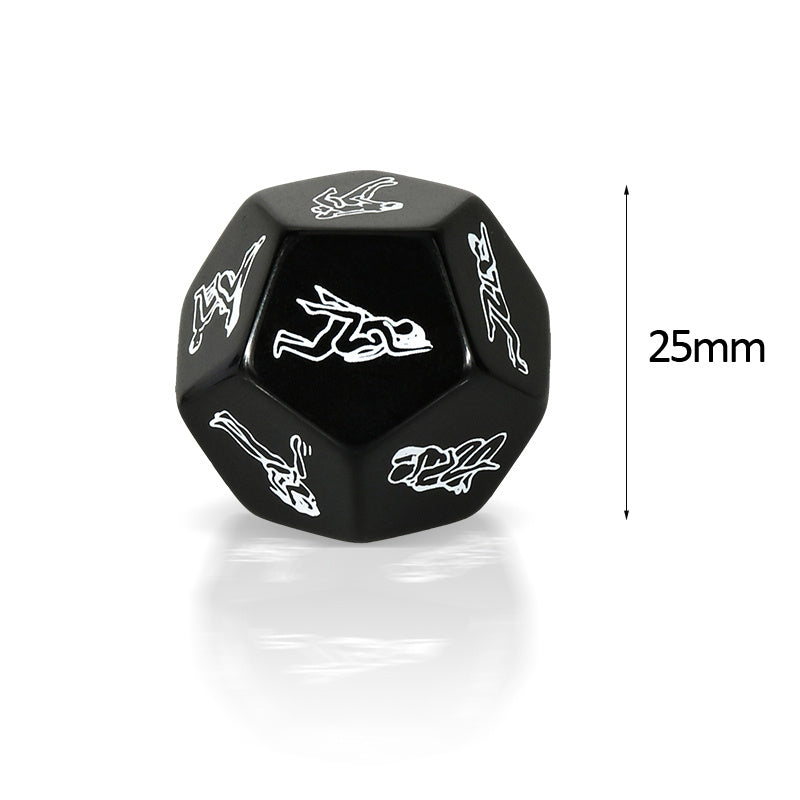 Couple Playing Props 12-Sided Posture Dice