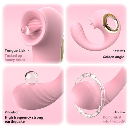 Dolphin Tongue Licking Electric Vibrating Toy