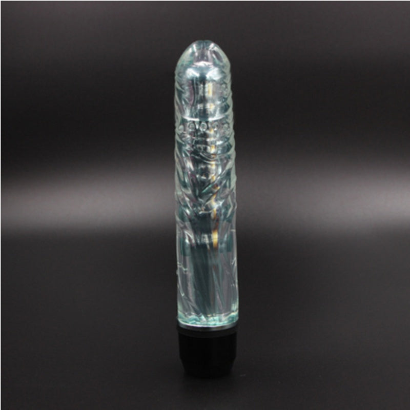 Long Smooth Transparent Vibrating Massager